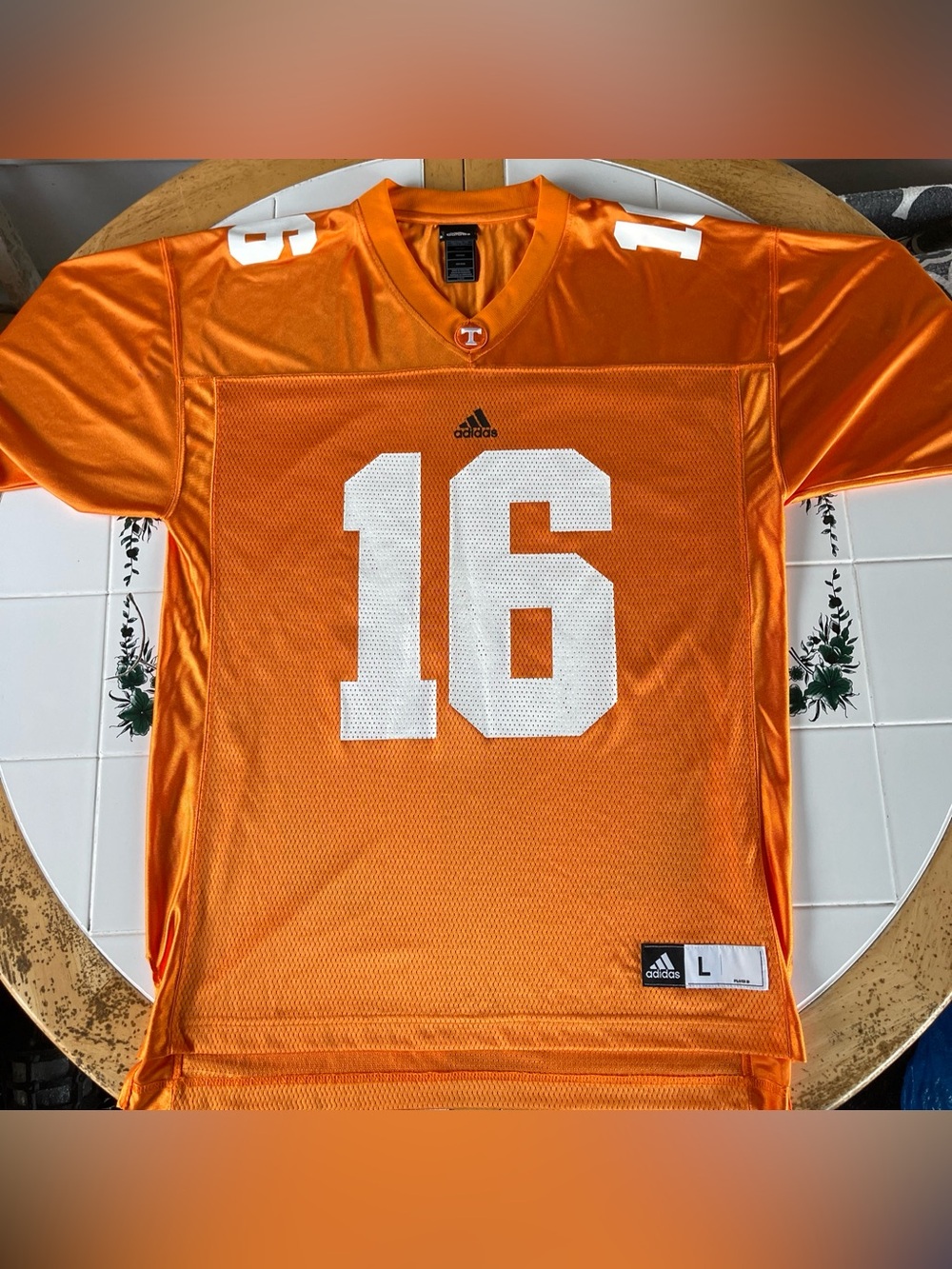 Vintage Tennessee Volunteers Jersey L adidas Peyton Manning #16 Football NCAA
